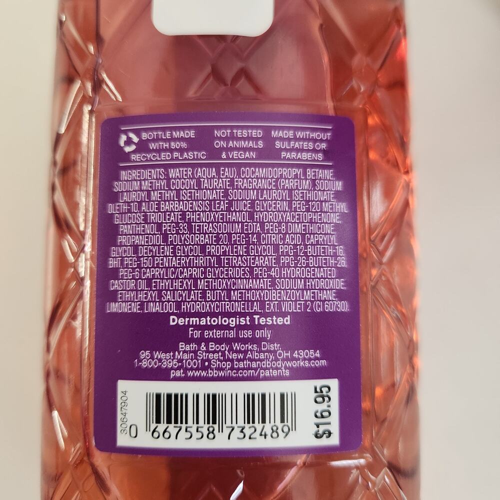 Bath and Body Works Shower Gel 10 Fl oz. (Dark Kiss) 2-PACK! - Picture 3 of 4